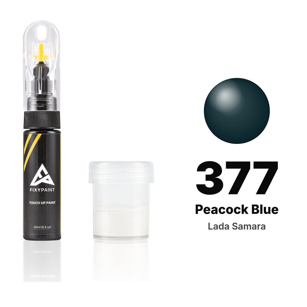 Touch-up paint for Lada Samara 377 Peacock Blue, Standard kit