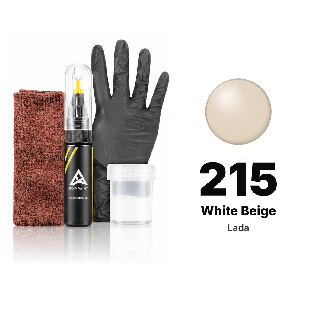 Touch-up paint for Lada 215 White Beige, Complete kit