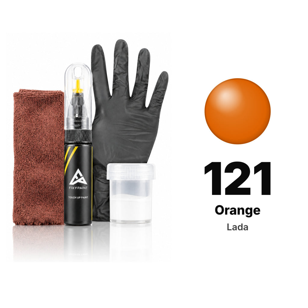 Touch-up paint for Lada 121 Orange, Complete kit