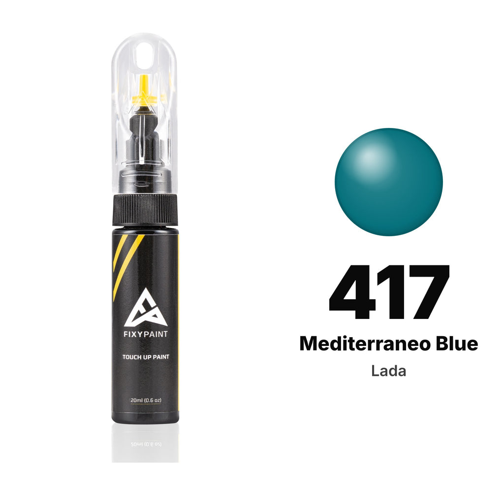 Touch-up paint for Lada 417 Mediterraneo Blue, Basic kit