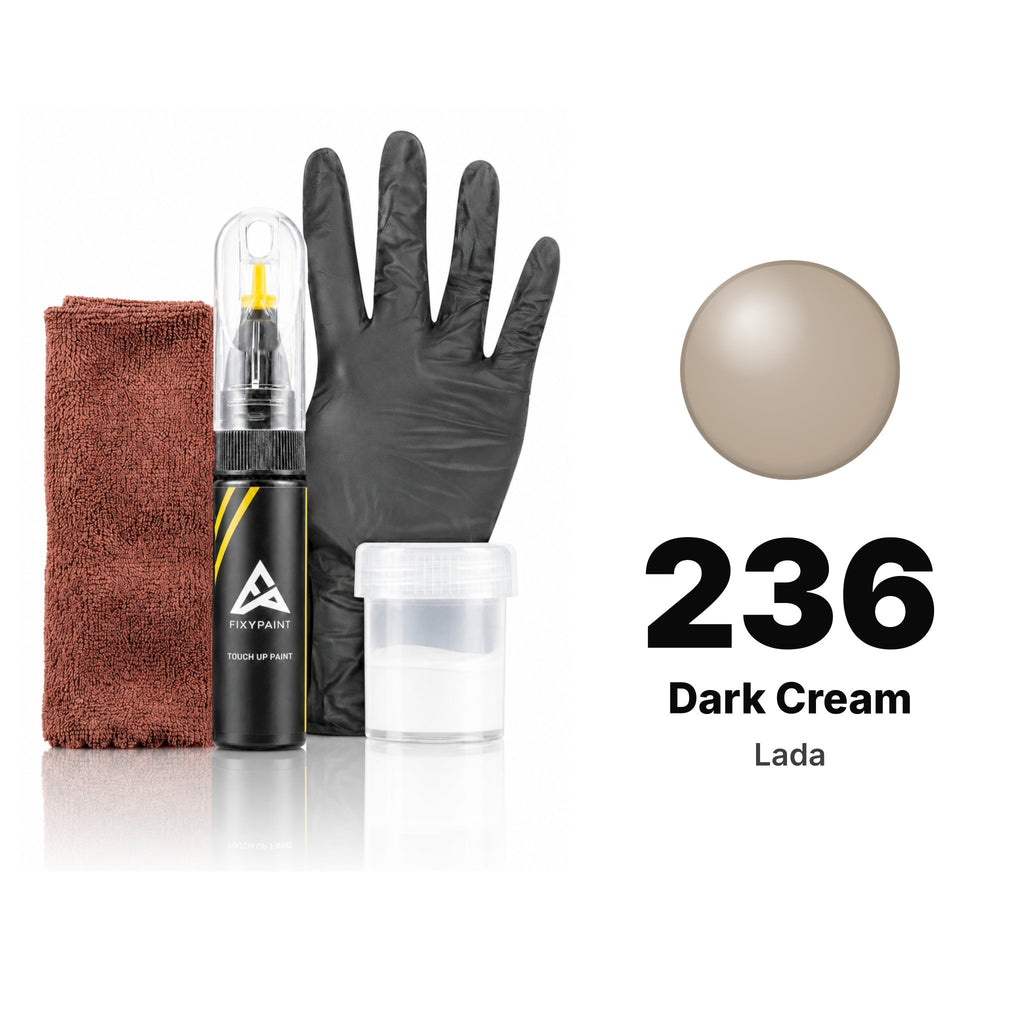 Touch-up paint for Lada 236 Dark Cream, Complete kit