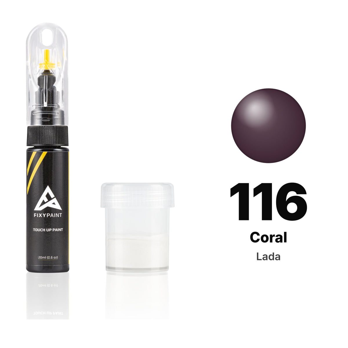 Lackstift für Lada – 116 Coral (alle Modelle, 1997–2004), Set Standard