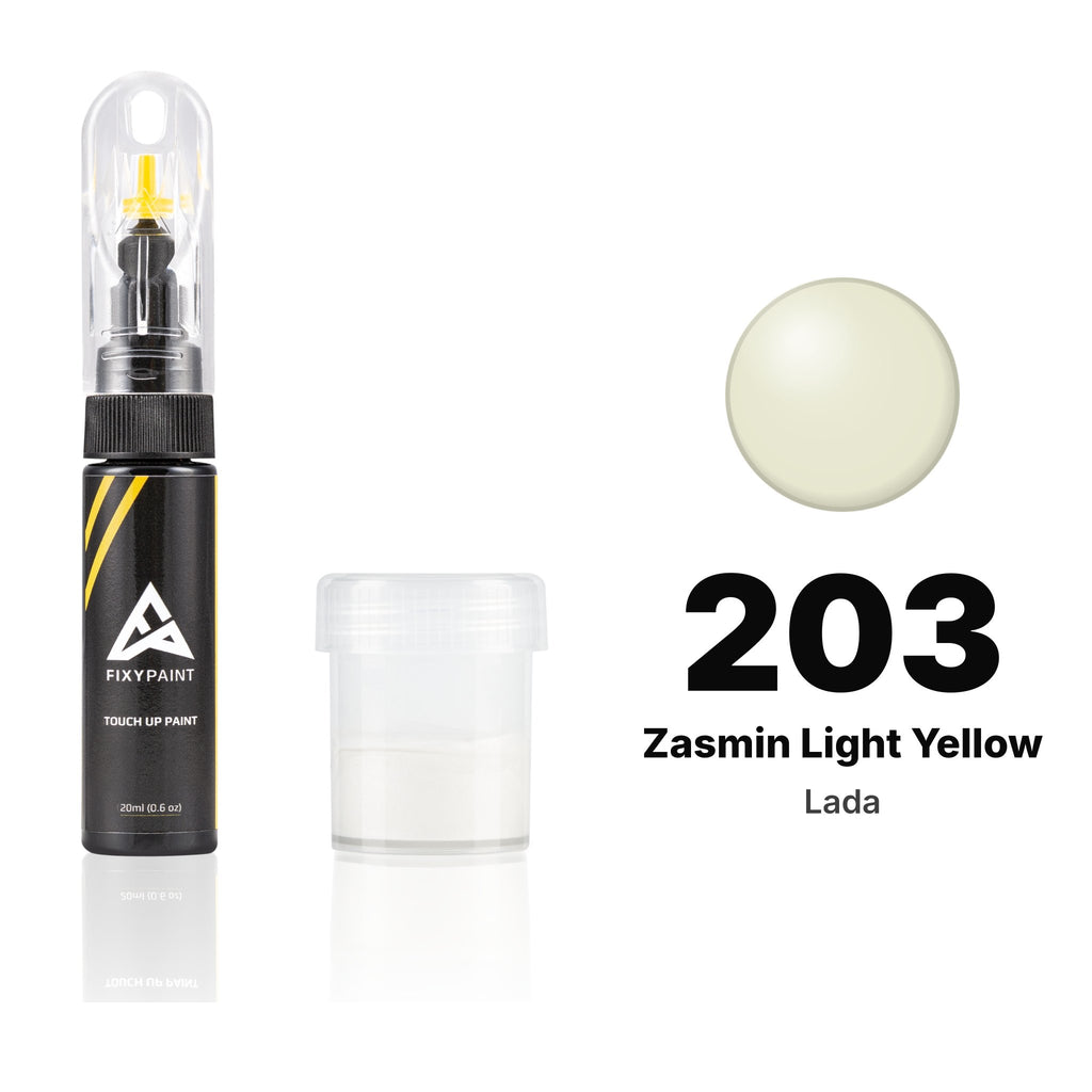 Touch-up paint for Lada 203 Zasmin Light Yellow, Standard kit