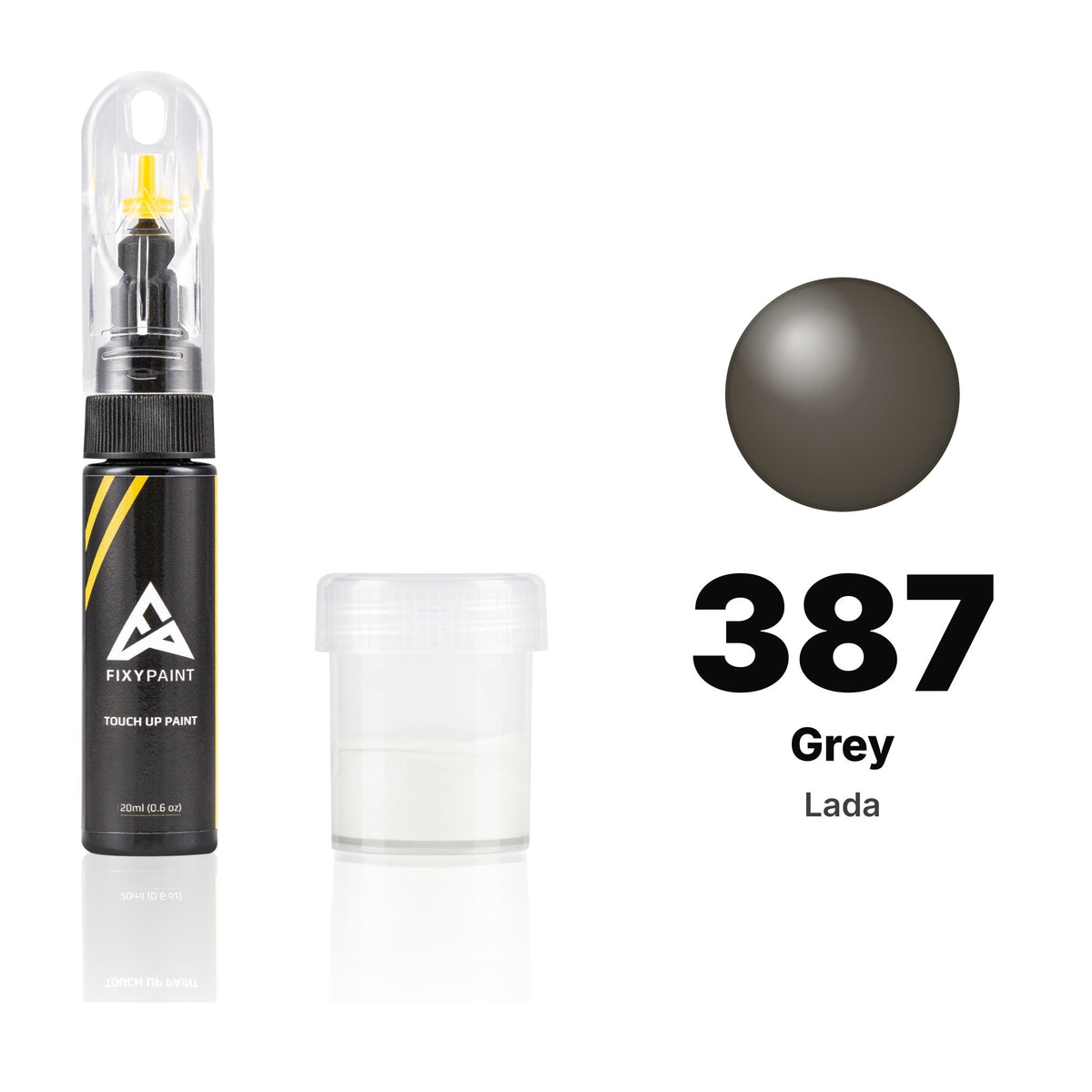 Peinture de retouche pour Lada – 387 Grey (tous modèles, 1998–2000), kit Standard