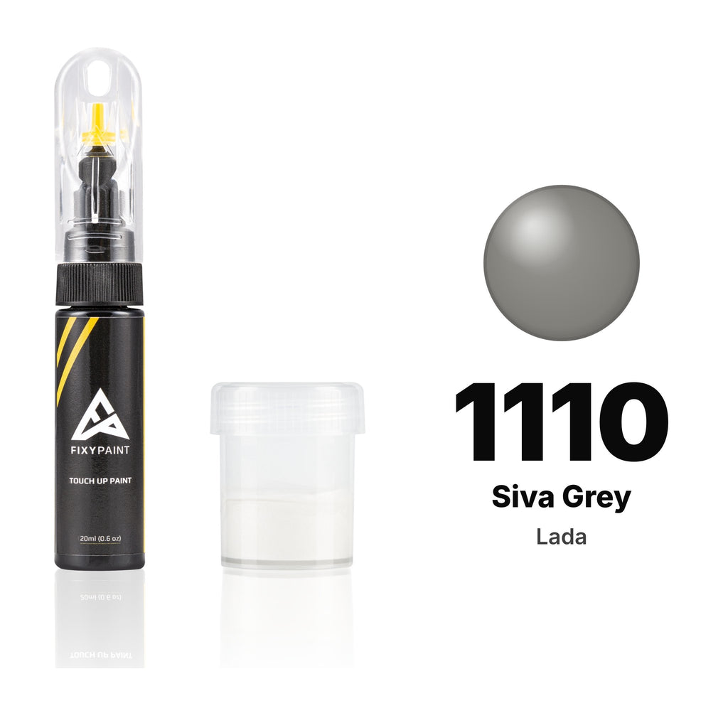 Lackstift für Lada – 1110 Siva Grey (alle Modelle, 2000), Set Standard