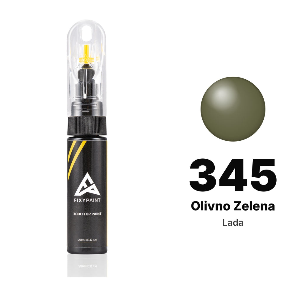 Touch-up paint for Lada 345 Olivno Zelena, Basic kit