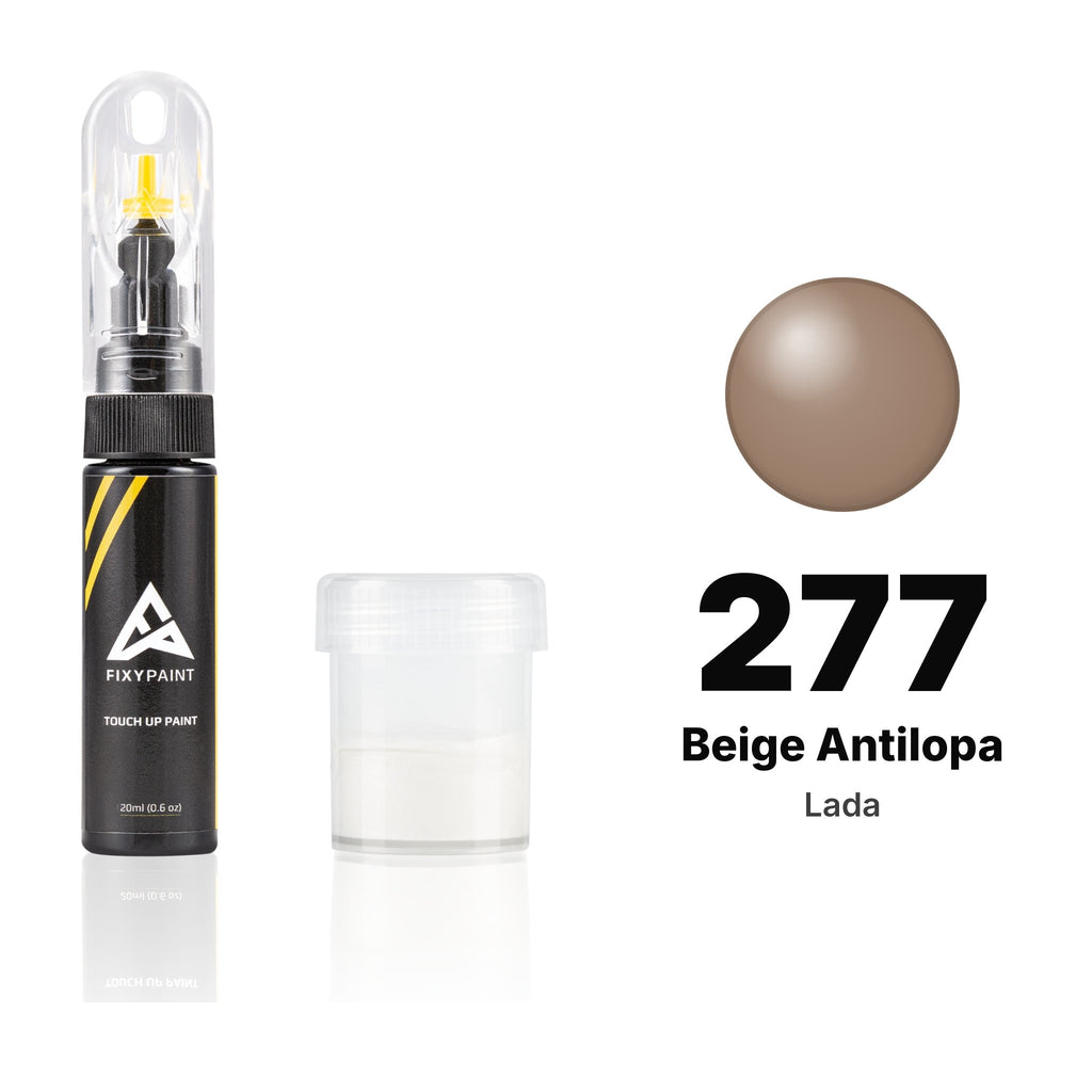 Peinture de retouche pour Lada – 277 Beige Antilopa (tous modèles, 2001–2004), kit Standard