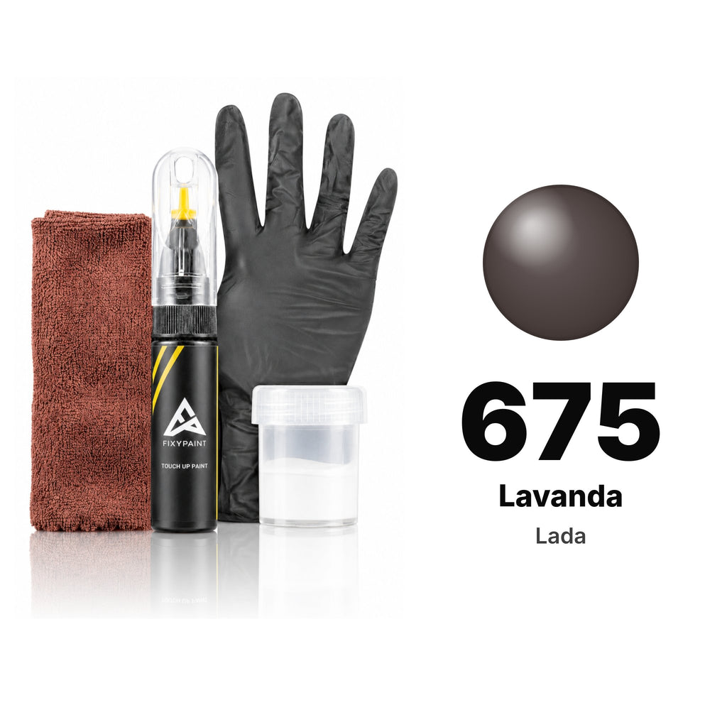 Touch-up paint for Lada 675 Lavanda, Complete kit