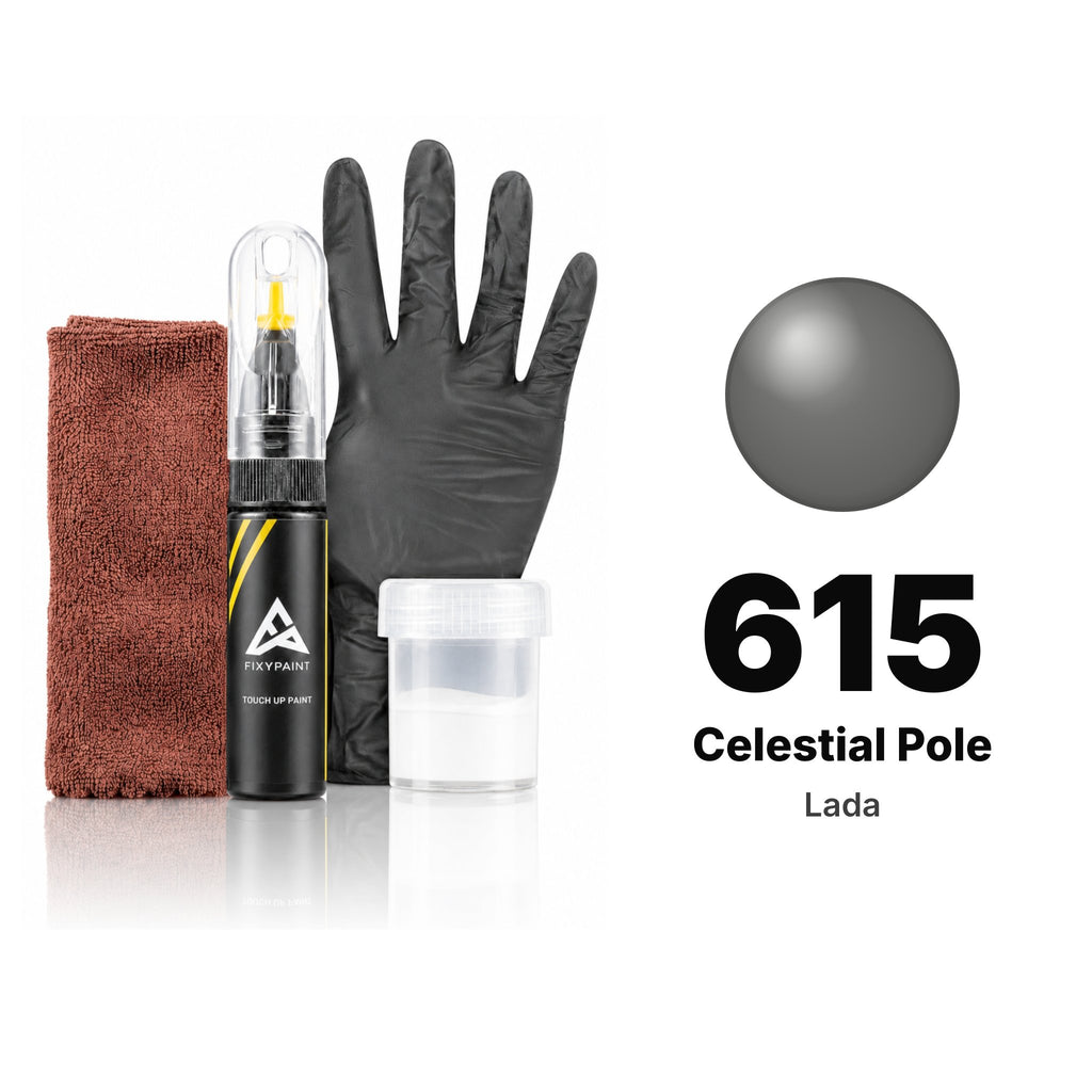 Touch-up paint for Lada 615 Celestial Pole, Complete kit