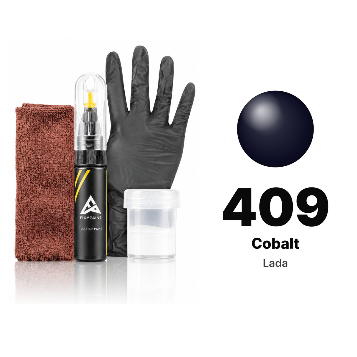 Touch-up paint for Lada 409 Cobalt, Complete kit