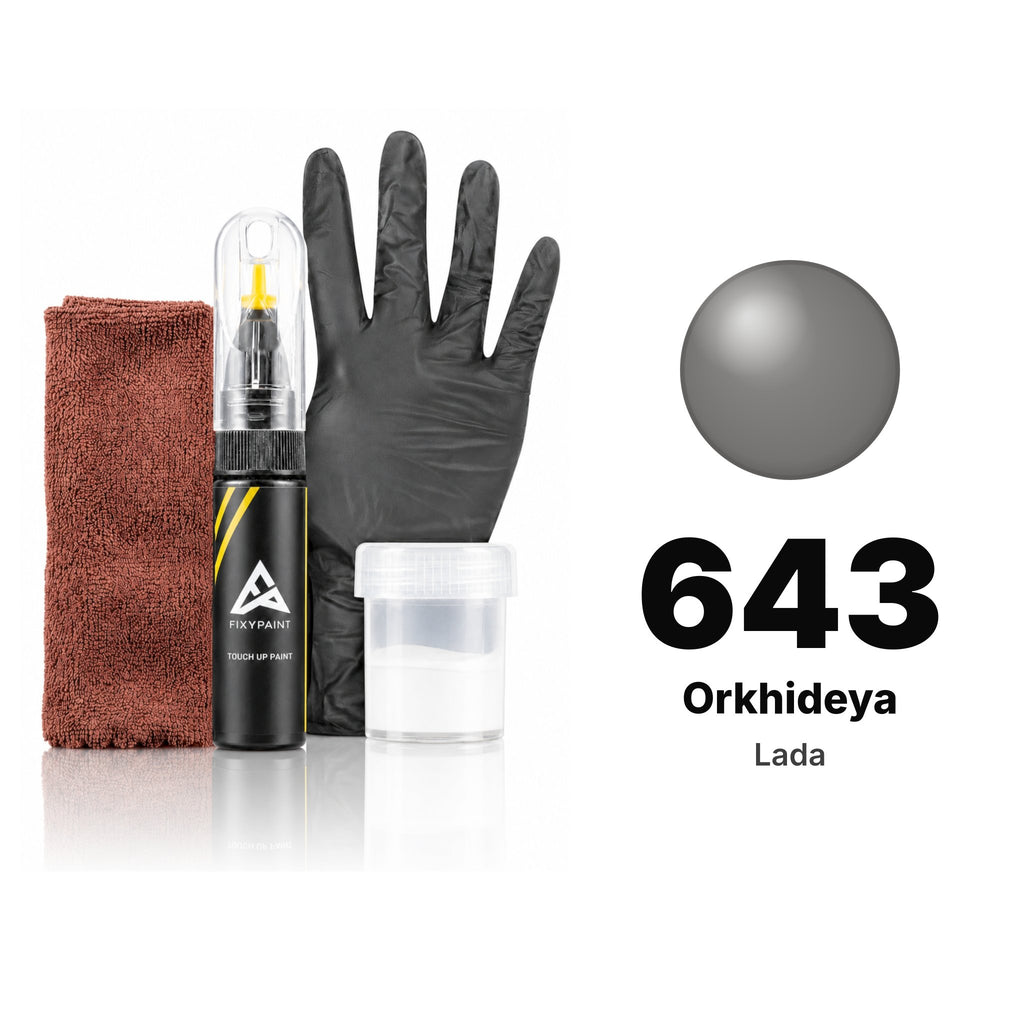 Touch-up paint for Lada 643 Orkhideya, Complete kit