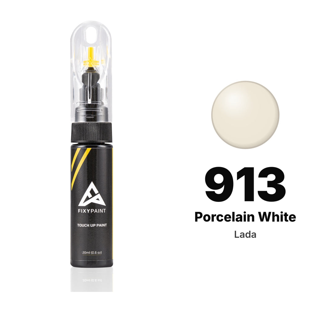 Touch-up paint for Lada 913 Porcelain White, Basic kit
