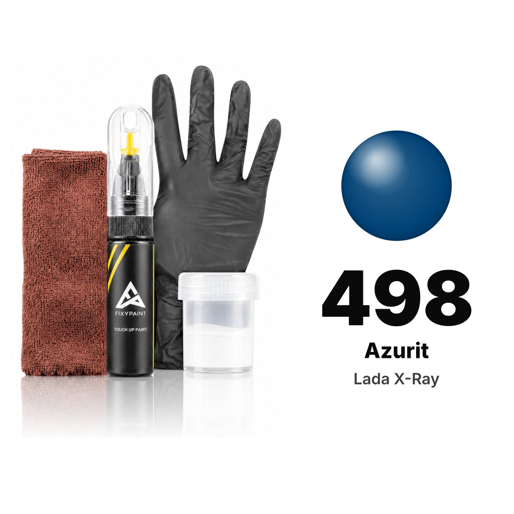 Touch-up paint for Lada X-Ray 498 Azurit, Complete kit