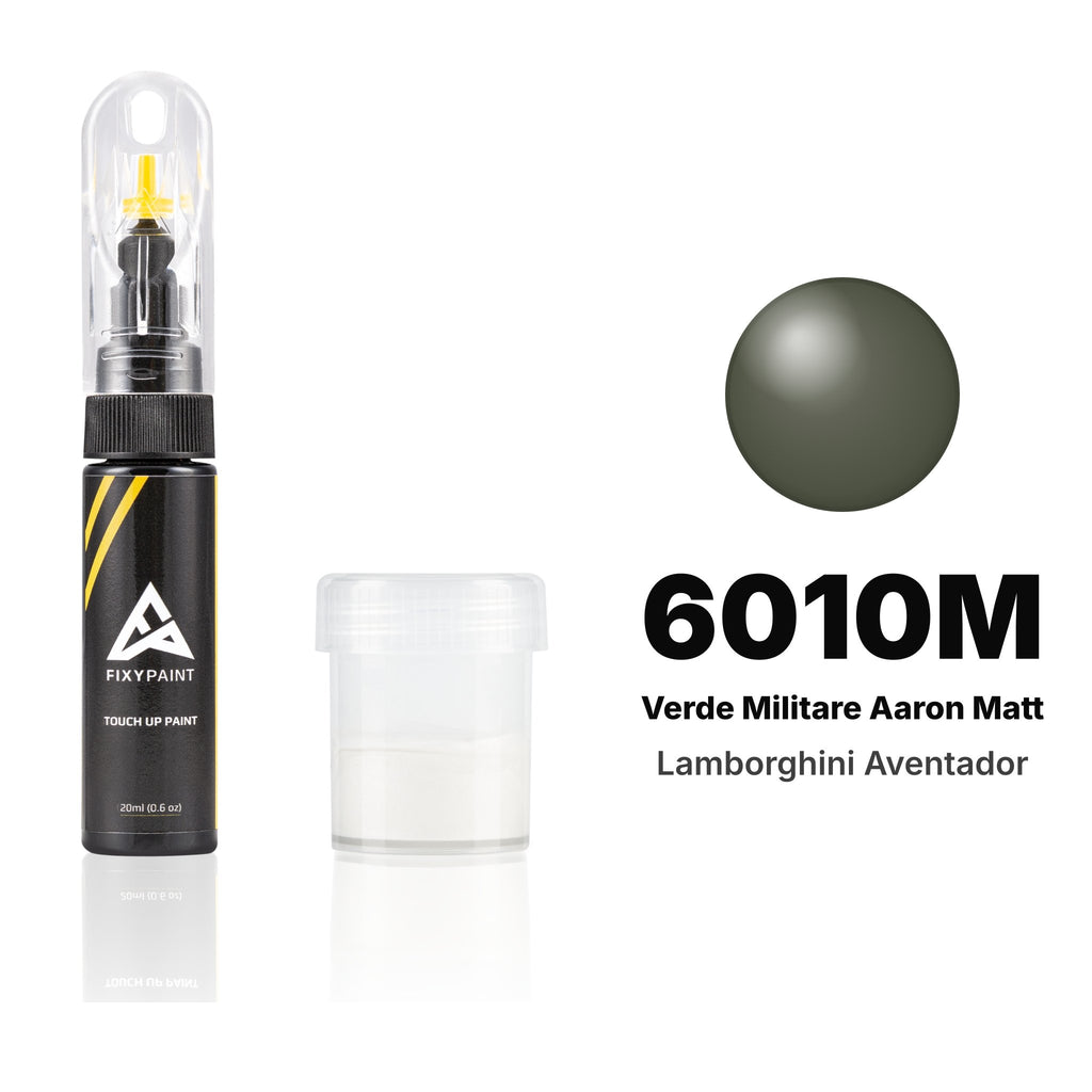 Peinture de retouche pour Lamborghini Aventador – 6010M Verde Militare Aaron Matt (2013), kit Standard