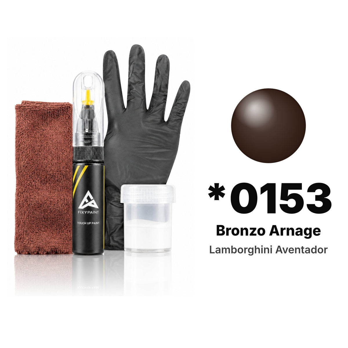 Touch-up paint for Lamborghini Aventador 0153 Bronzo Arnage, Complete kit