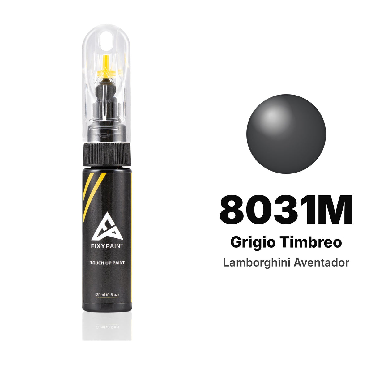 Touch-up paint for Lamborghini Aventador 8031M Grigio Timbreo, Basic kit