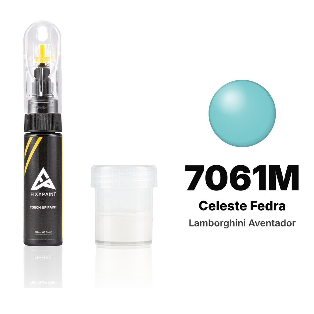 Touch-up paint for Lamborghini Aventador 7061M Celeste Fedra, Standard kit