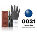 Lackstift für Lamborghini Aventador – 0031 Nethus Blue (2004, 2018–2022), Set Komplett