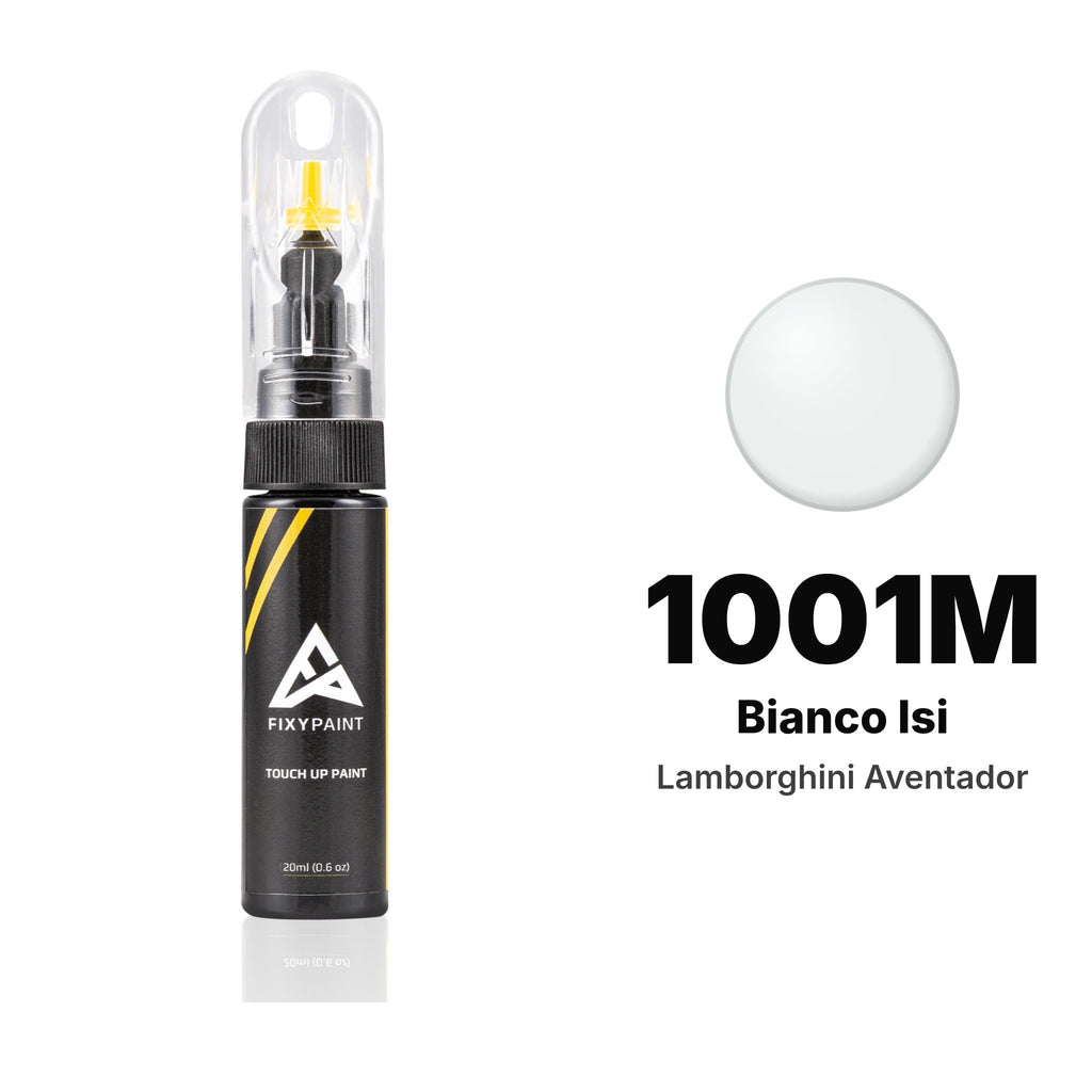 Touch-up paint for Lamborghini Aventador 1001M Bianco Isi, Basic kit