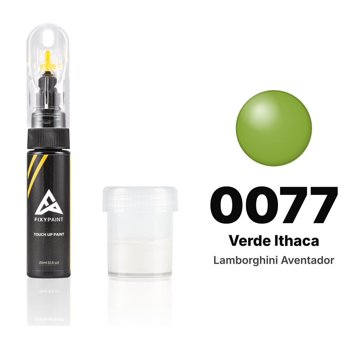 Touch-up paint for Lamborghini Aventador 0077 Verde Ithaca, Standard kit