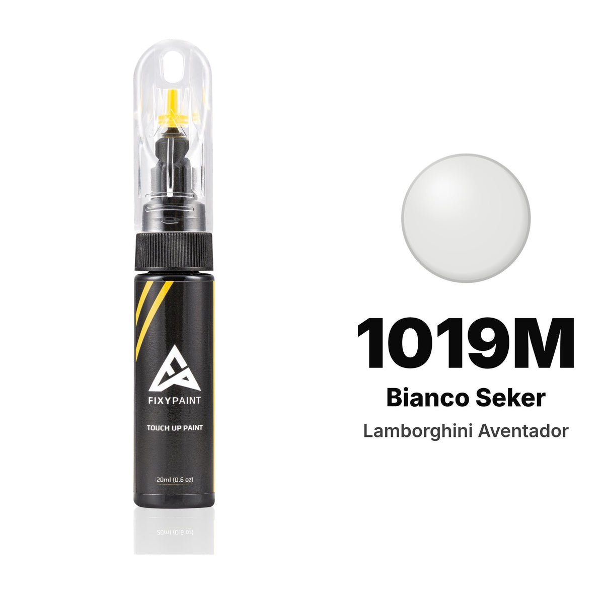 Vernice ritocco per Lamborghini Aventador – 1019M Bianco Seker (2020), kit Base