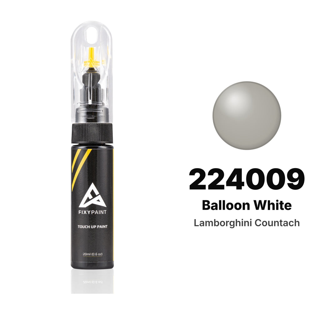 Touch-up paint for Lamborghini Countach 224009 Balloon White, Basic kit