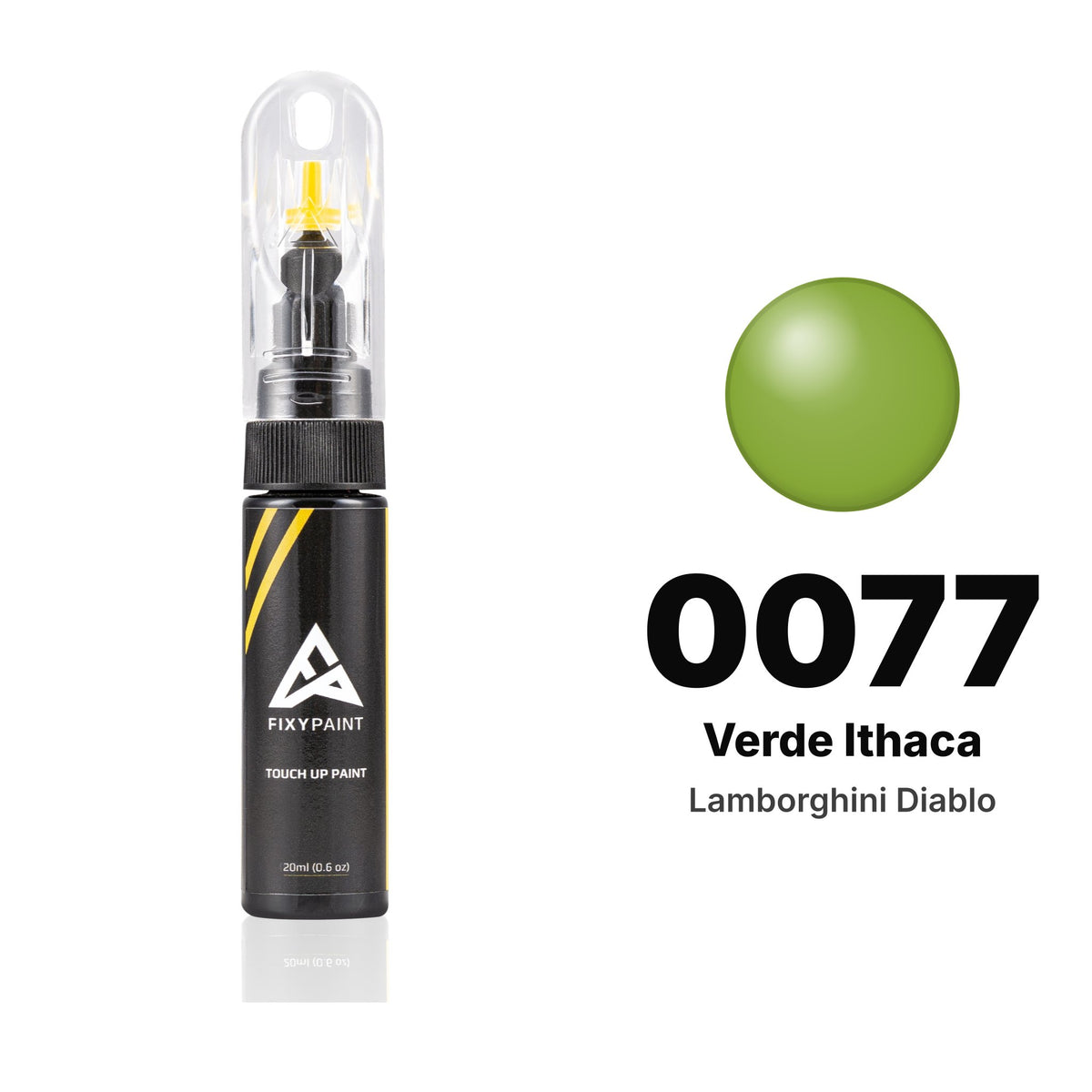 Lamborghini Diablo 0077 Verde Ithaca touch-up paint, Basic kit