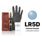 Touch-up paint for Lamborghini Gallardo LR5D Celeste Phoebe, Complete kit
