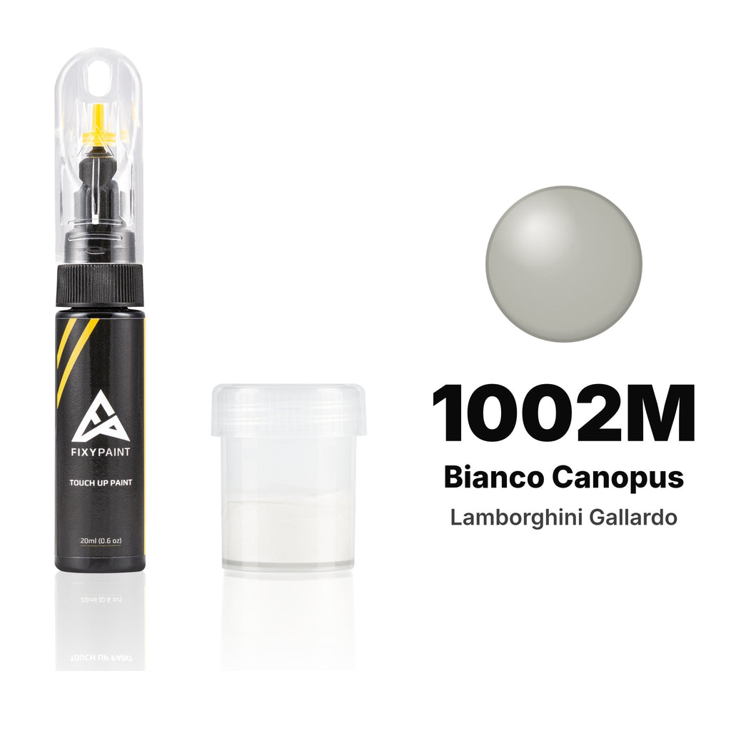 Touch-up paint for Lamborghini Gallardo 1002M Bianco Canopus, Standard kit