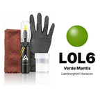 Touch-up paint for Lamborghini Huracan L0L6 Verde Mantis, Complete kit