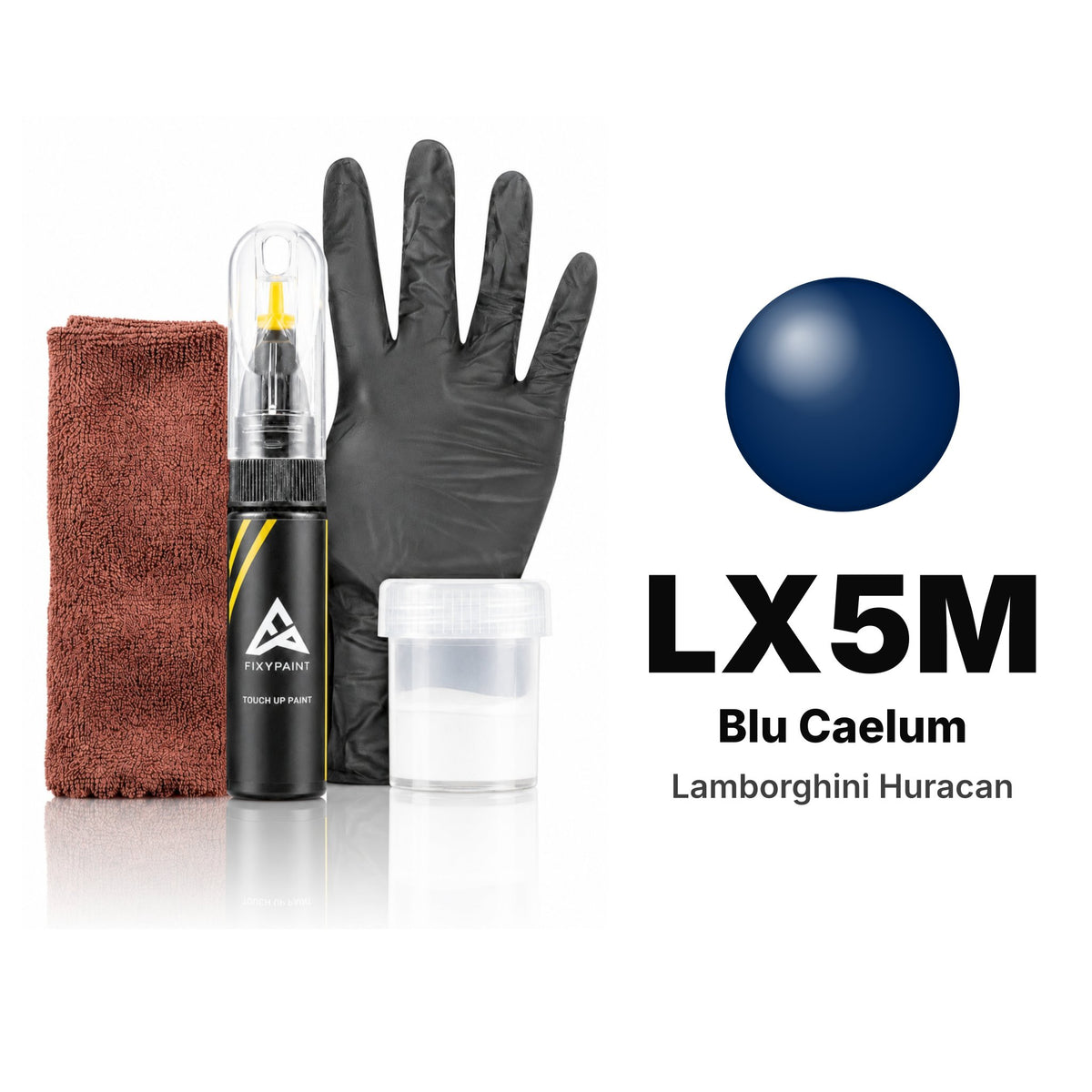 Touch-up paint for Lamborghini Huracan LX5M Blu Caelum, Complete kit