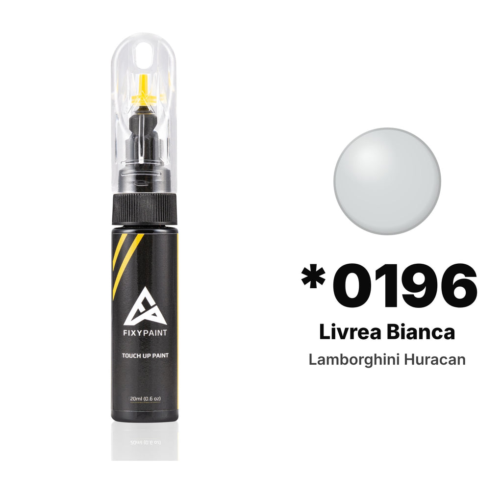Touch-up paint for Lamborghini Huracan *0196 Livrea Bianca, Basic kit