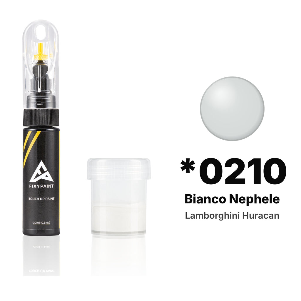 Touch-up paint for Lamborghini Huracan *0210 Bianco Nephele, Standard kit