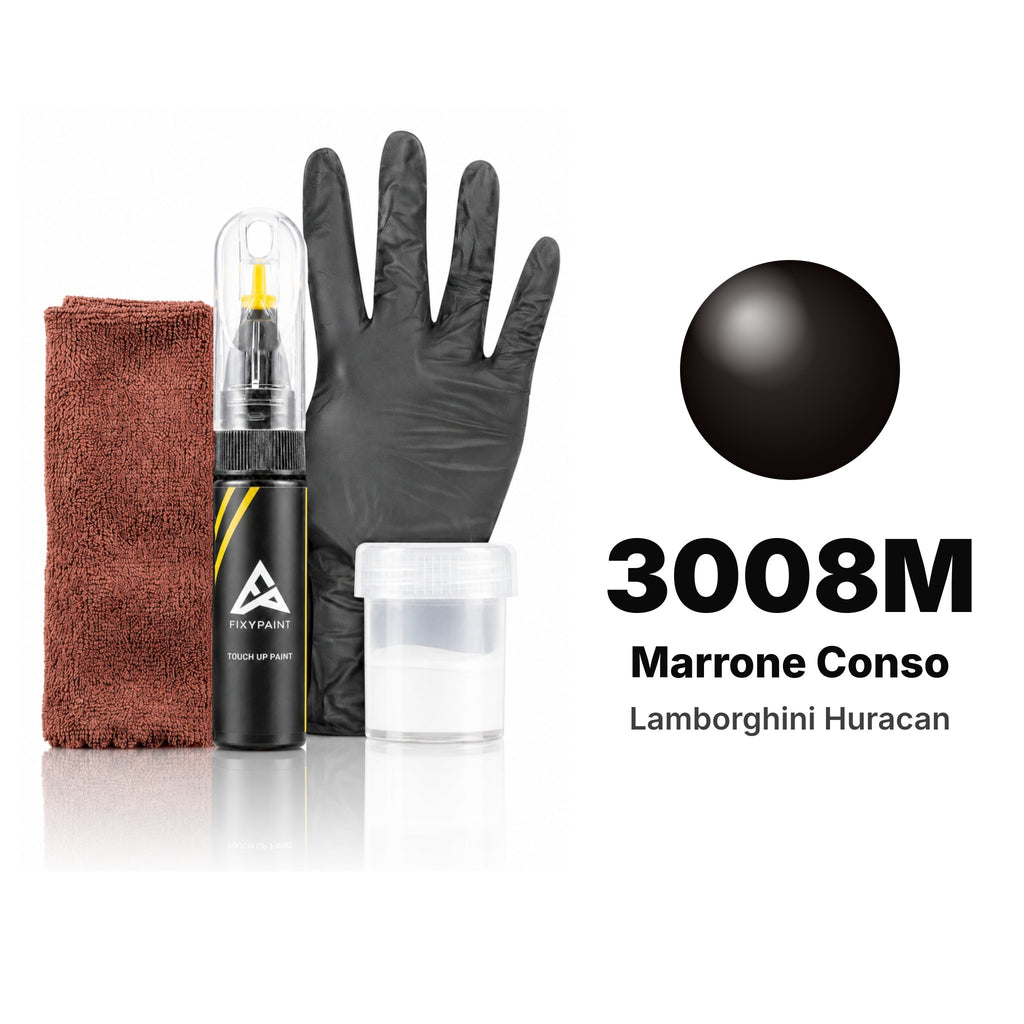 Touch-up paint for Lamborghini Huracan 3008M Marrone Conso, Complete kit