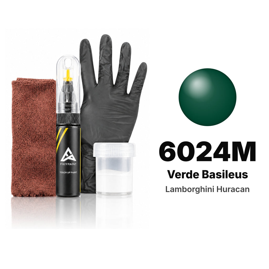 Touch-up paint for Lamborghini Huracan 6024M Verde Basileus, Complete kit