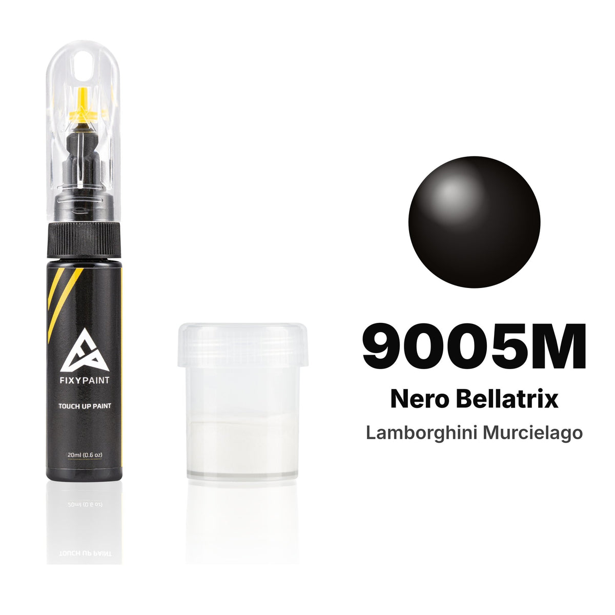 Touch-up paint for Lamborghini Murcielago 9005M Nero Bellatrix, Standard kit