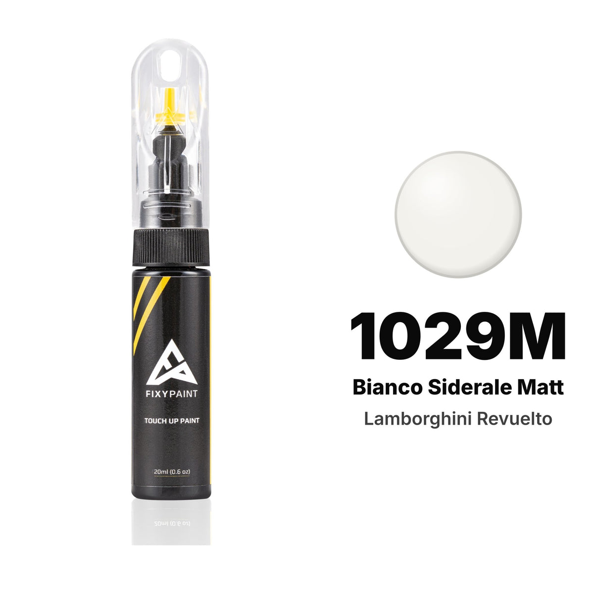Peinture de retouche pour Lamborghini Revuelto – 1029M Bianco Siderale Matt (depuis 2023), kit Basique