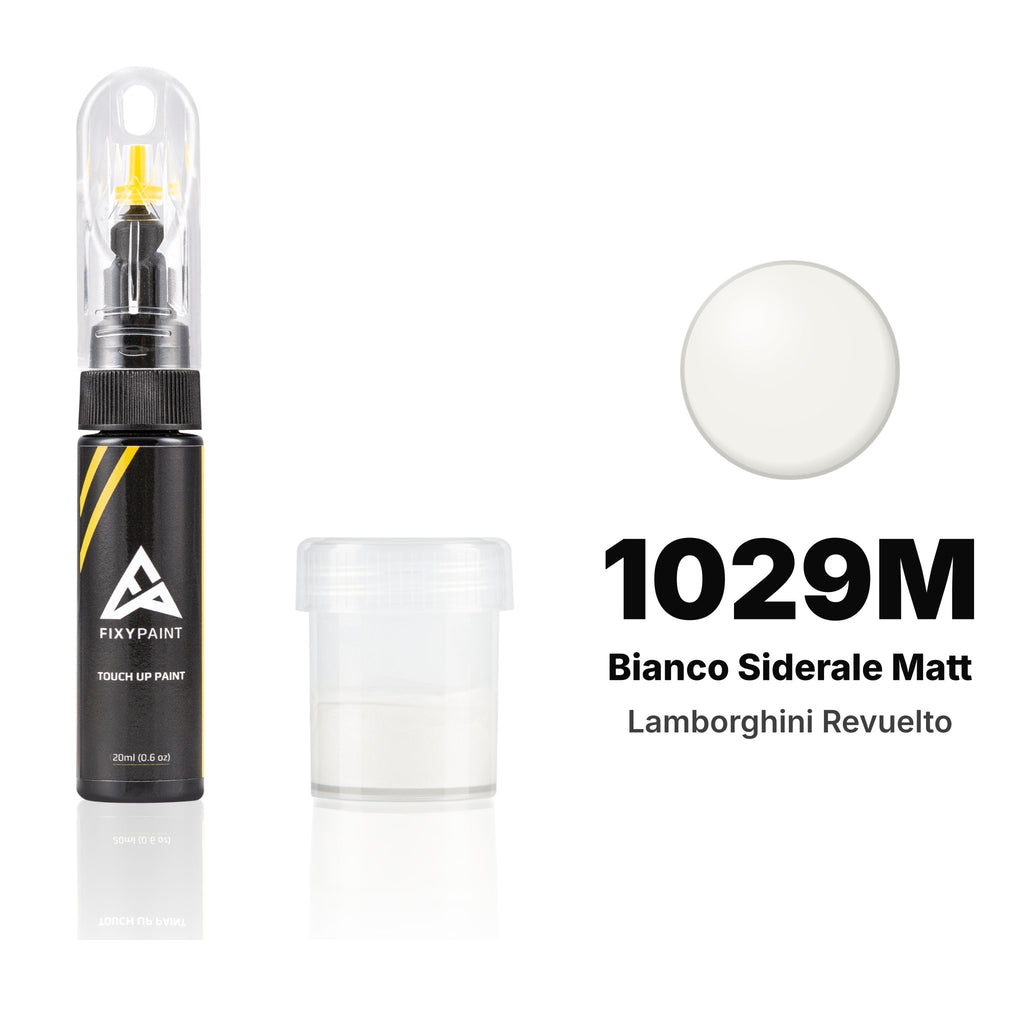 Peinture de retouche pour Lamborghini Revuelto – 1029M Bianco Siderale Matt (depuis 2023), kit Standard