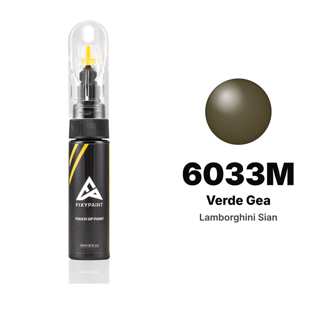 Touch-up paint for Lamborghini Sian 6033M Verde Gea, Basic kit