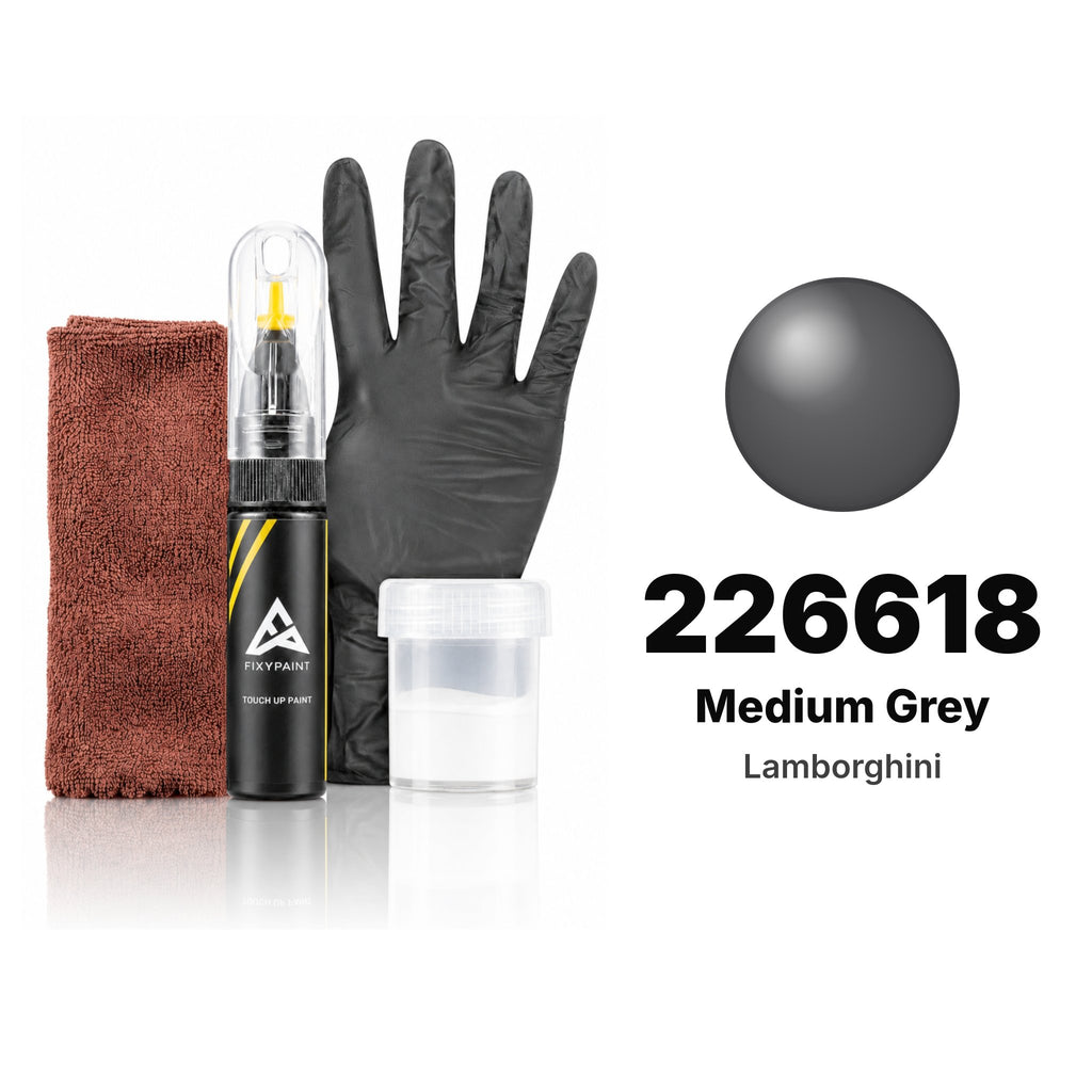 Touch-up paint for Lamborghini 226618 Medium Grey, Complete kit