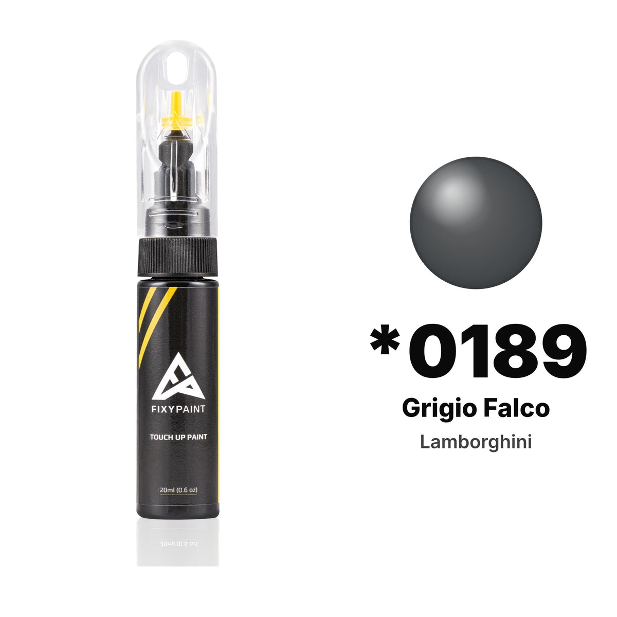Lamborghini *0189 Grigio Falco touch-up paint, Basic kit