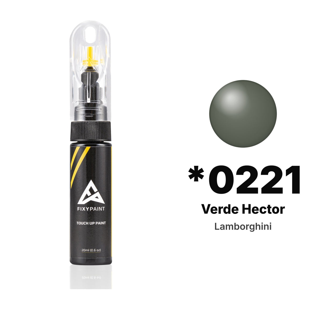 Lamborghini *0221 Verde Hector touch-up paint, Basic kit