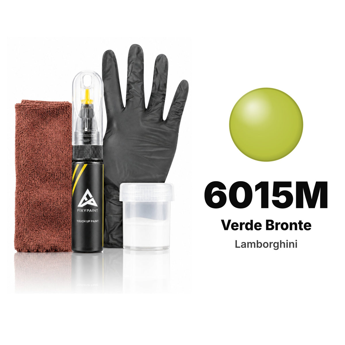 Lackstift für Lamborghini – 6015M Verde Bronte (alle Modelle, 2017), Set Komplett