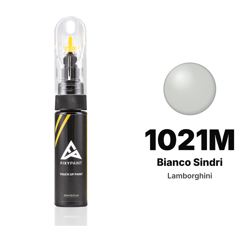 Touch-up paint for Lamborghini 1021M Bianco Sindri, Basic kit