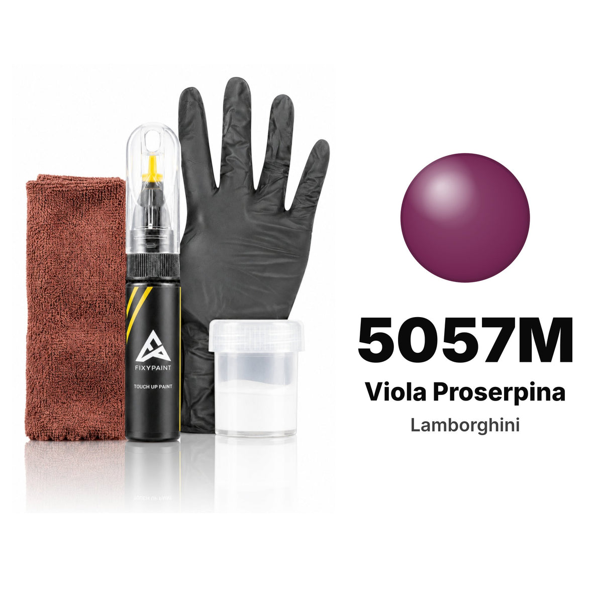 Touch-up paint for Lamborghini 5057M Viola Proserpina, Complete kit