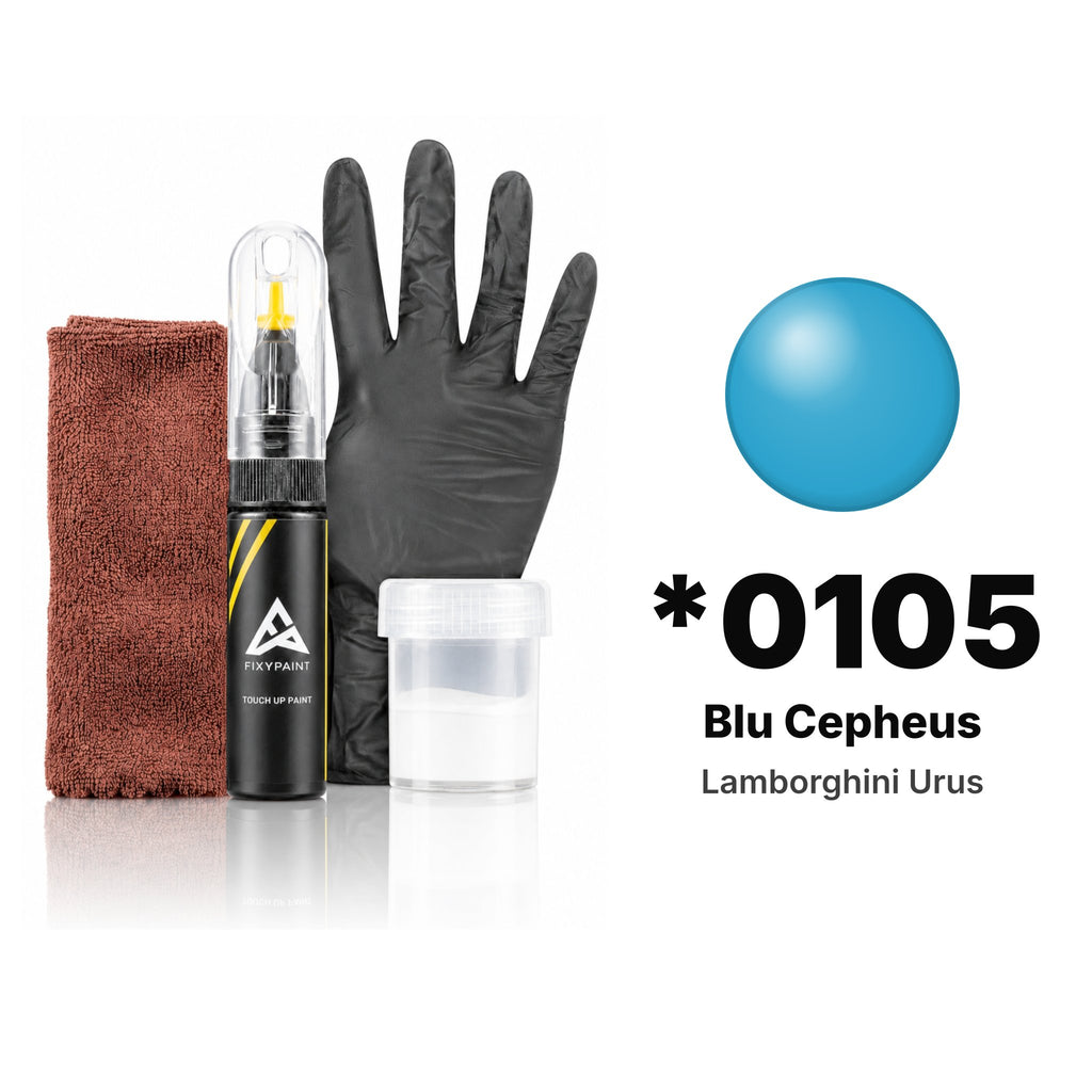 Peinture de retouche pour Lamborghini Urus – 0105 Blu Cepheus (depuis 2020), kit Complet