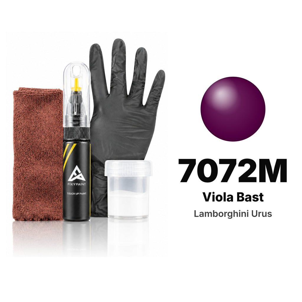 Touch-up paint for Lamborghini Urus 7072M Viola Bast, Complete kit