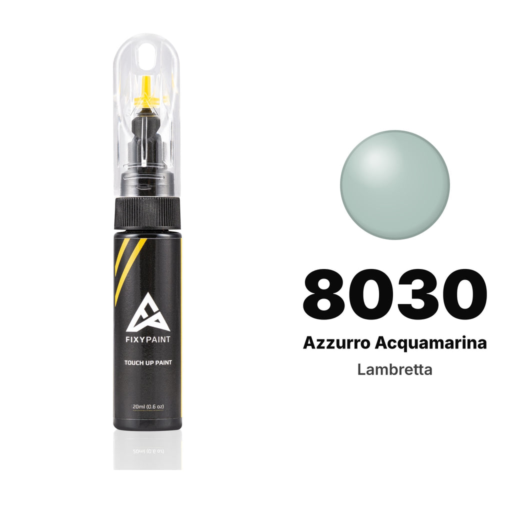 Touch-up paint for Lambretta 8030 Azzurro Acquamarina, Basic kit