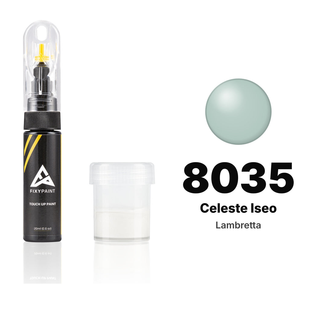 Touch-up paint for Lambretta 8035 Celeste Iseo, Standard kit