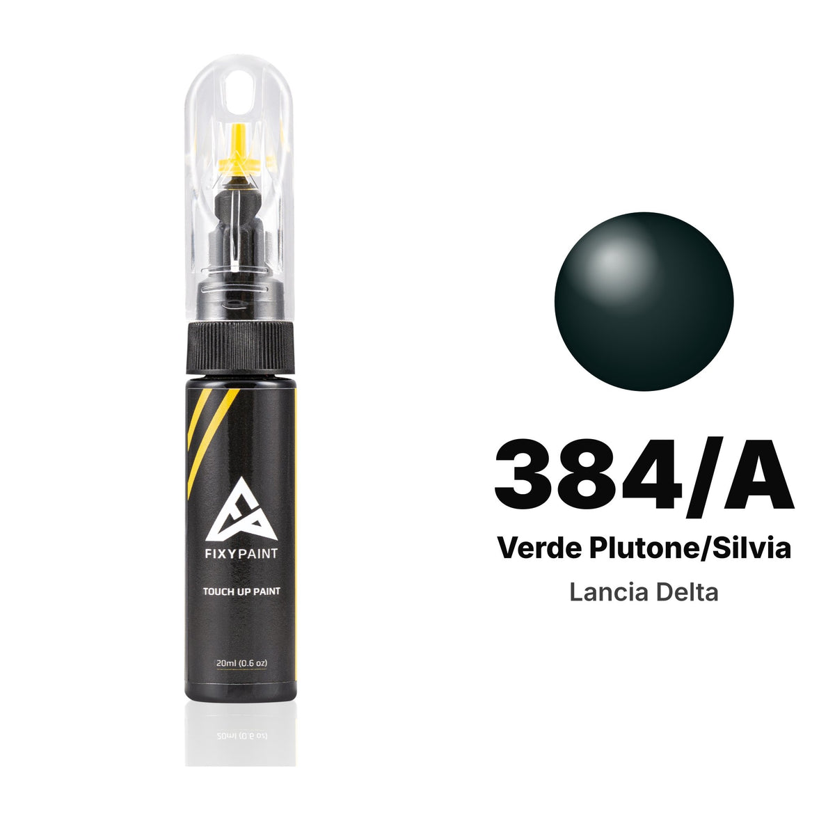 Touch-up paint for Lancia Delta 384/A Verde Plutone/Silvia, Basic kit